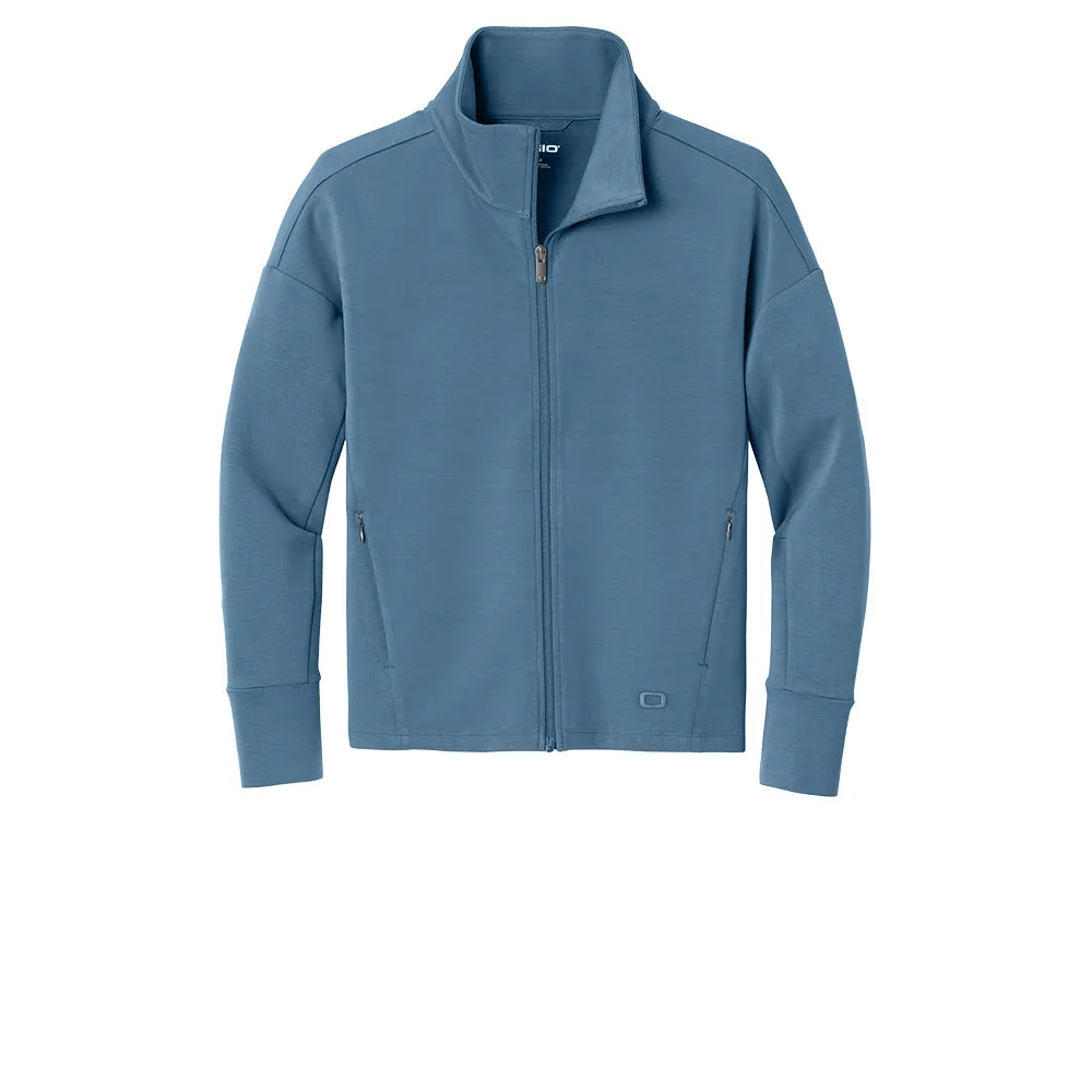 OGIO® Women’s Transcend Full-Zip - Blue Mist