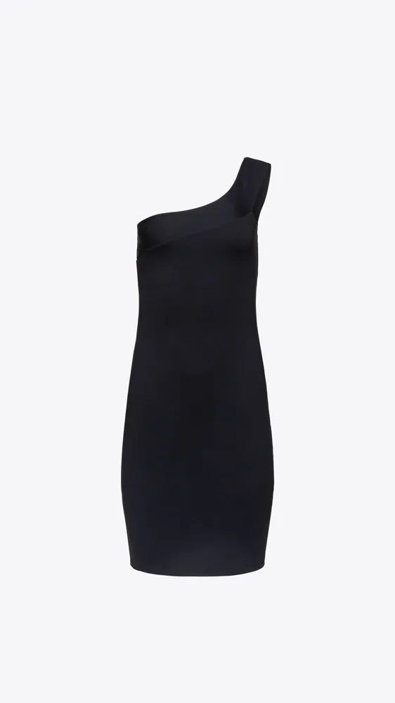 One Arm Strap Dress - Black