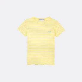 "Oh La La" Folies T-Shirt (Stripes Ivory Canari)