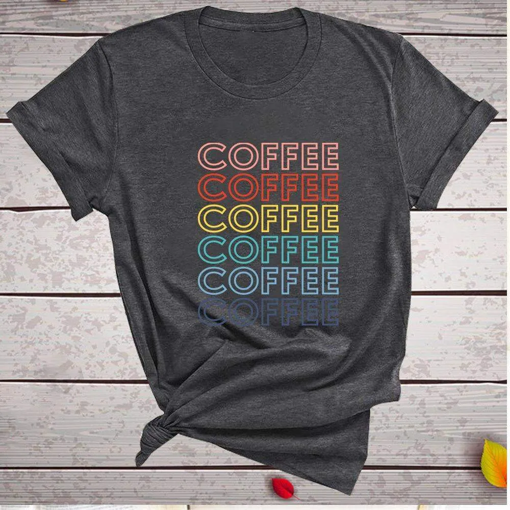 Rainbow Coffee Tee