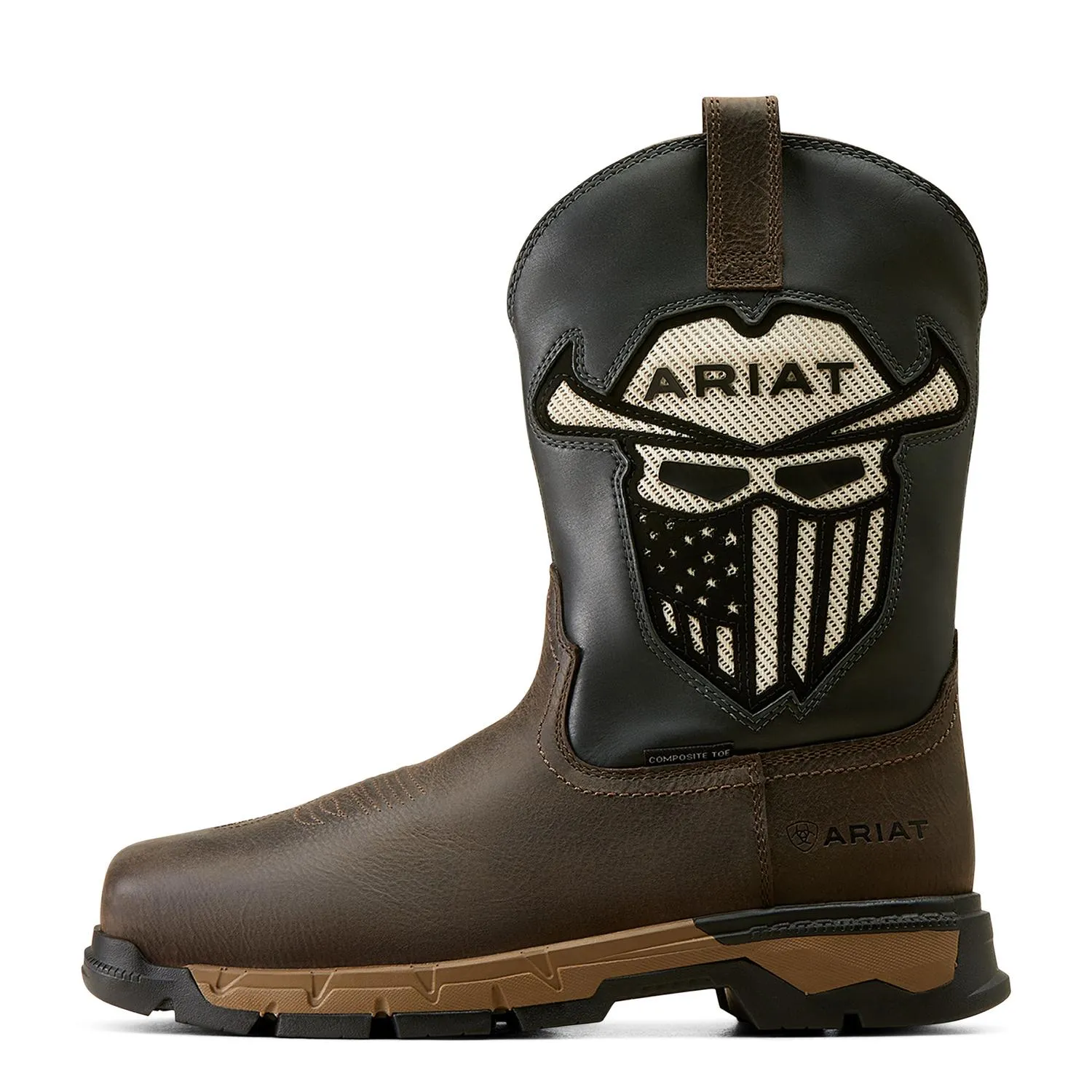 Rebar Flex Western VentTEK Incognito Composite Toe Work Boot Iron Coffee