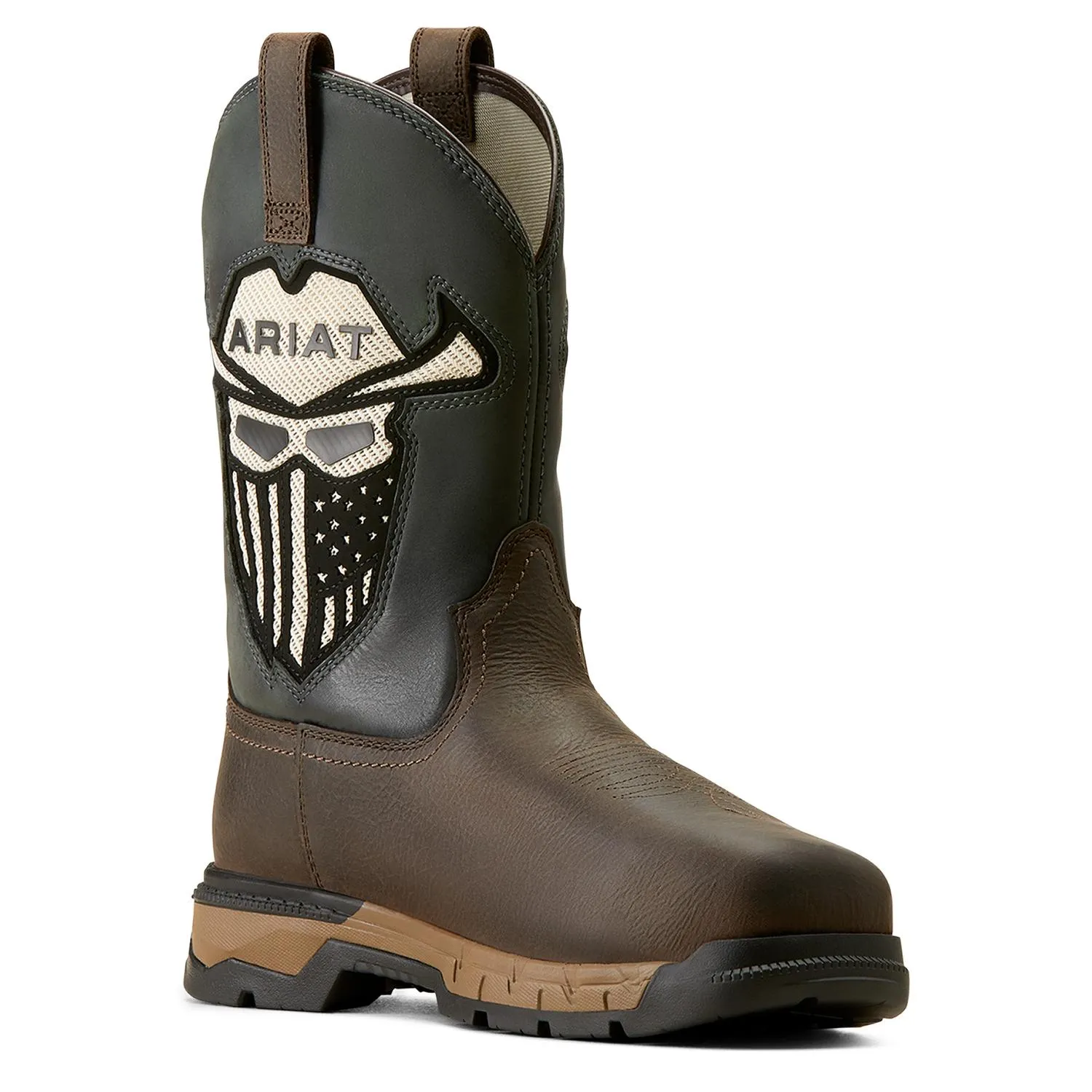 Rebar Flex Western VentTEK Incognito Composite Toe Work Boot Iron Coffee