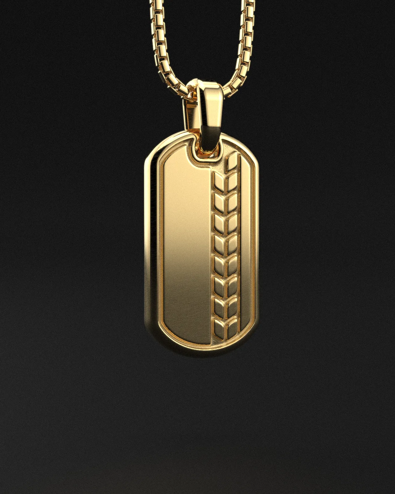 Royale Solid Gold Pendant