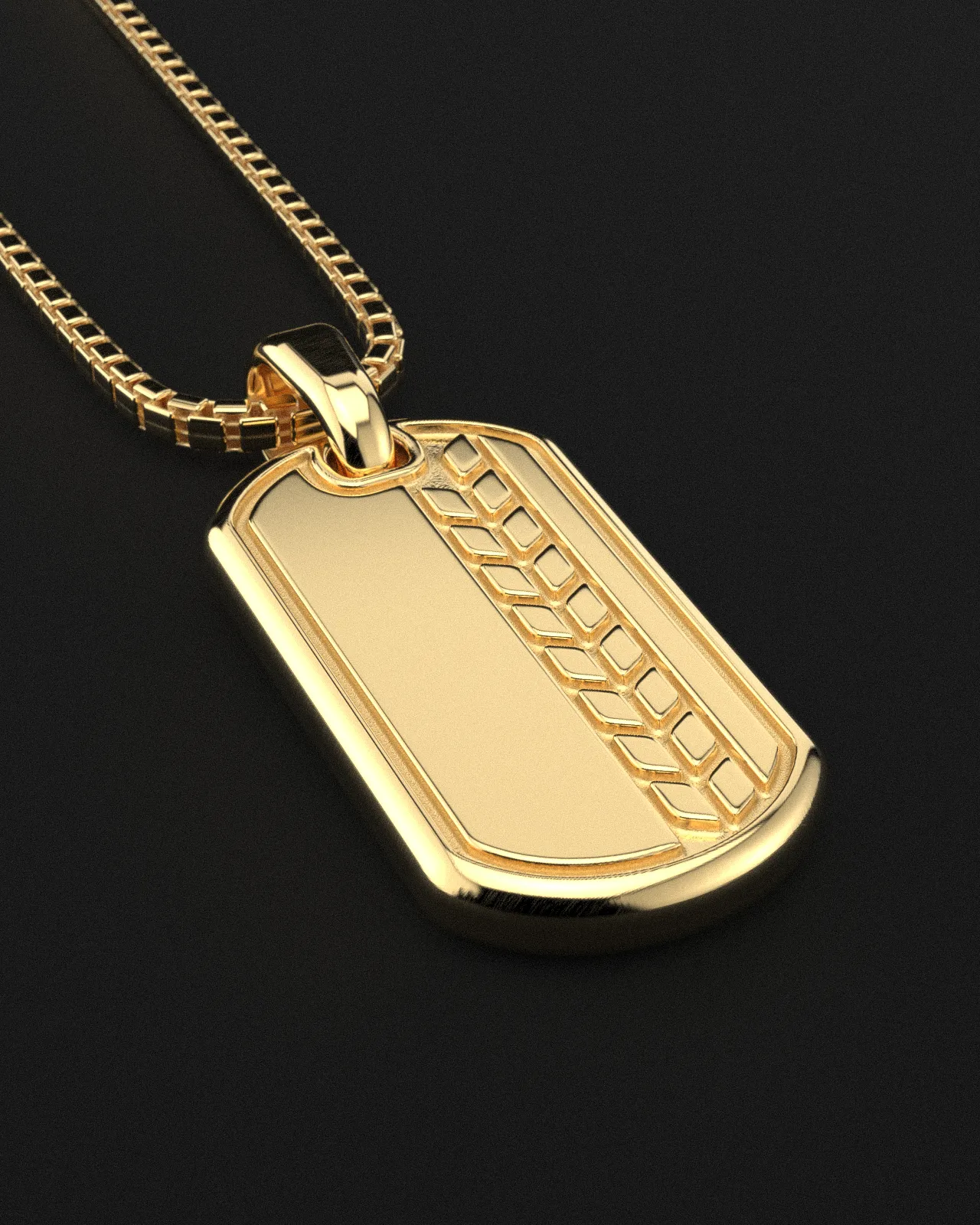 Royale Solid Gold Pendant