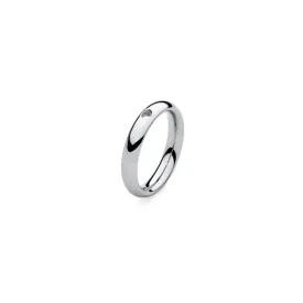 Slim Stainless Steel Interchangeable Ring