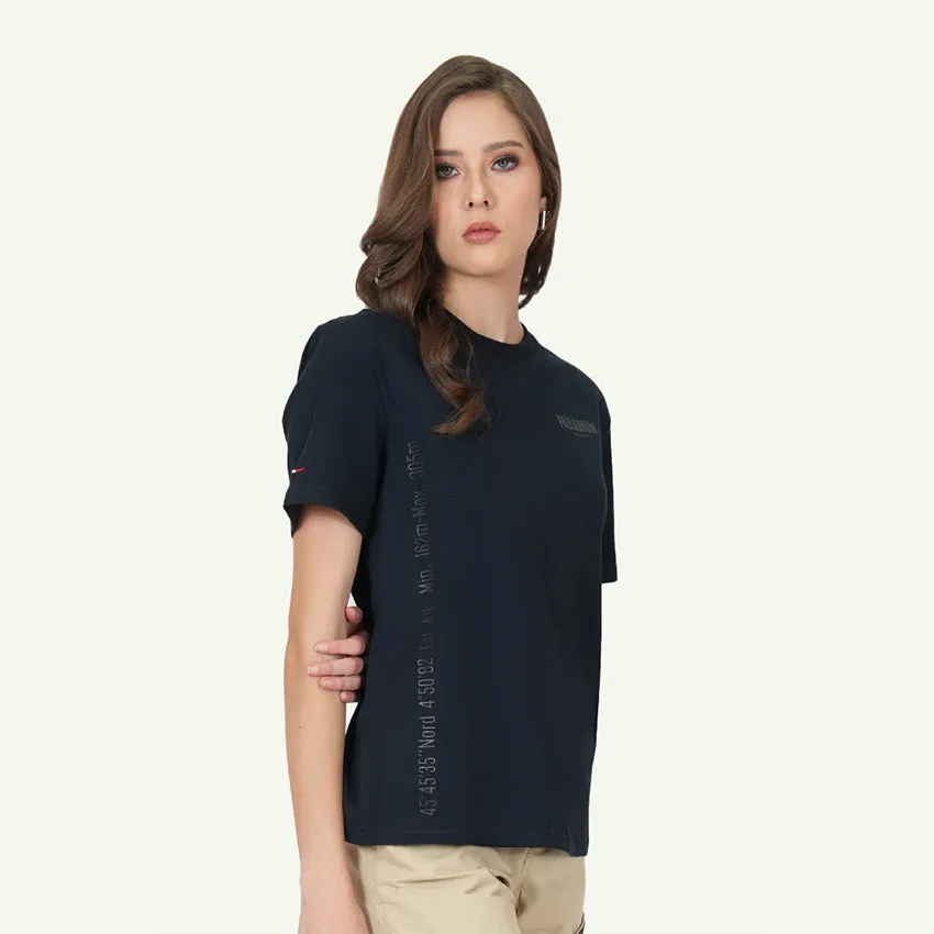 S/S TEE LYON MAP WOMEN'S T-SHIRT -   ANTHRACITE