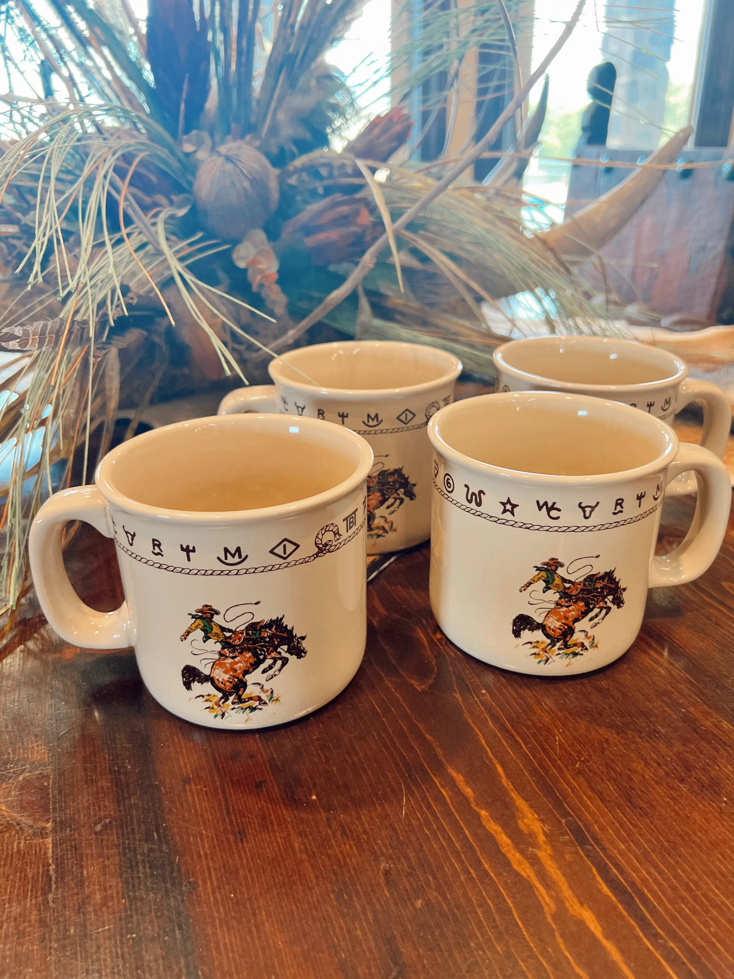 The Large Bronc Mug Set