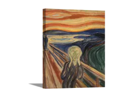 The Scream | Edvard Munch Masters Classic Art in Gallery Wrapped Canvas | Various Sizes