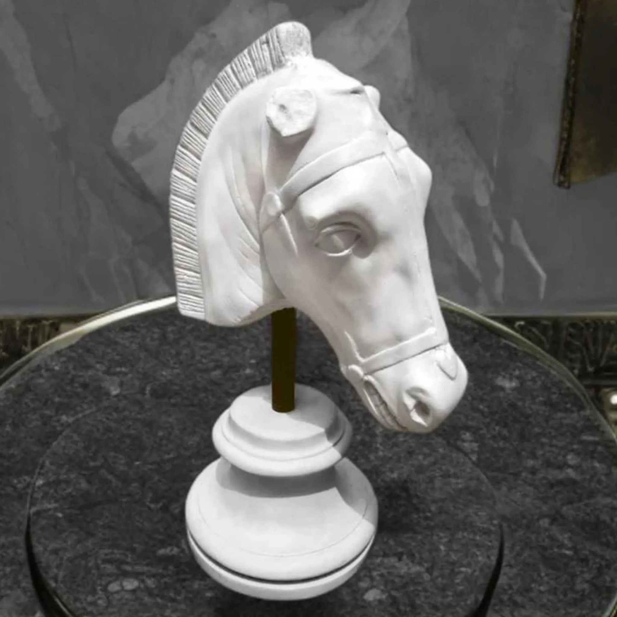 Timeless Equestrian Elegance Sculpture