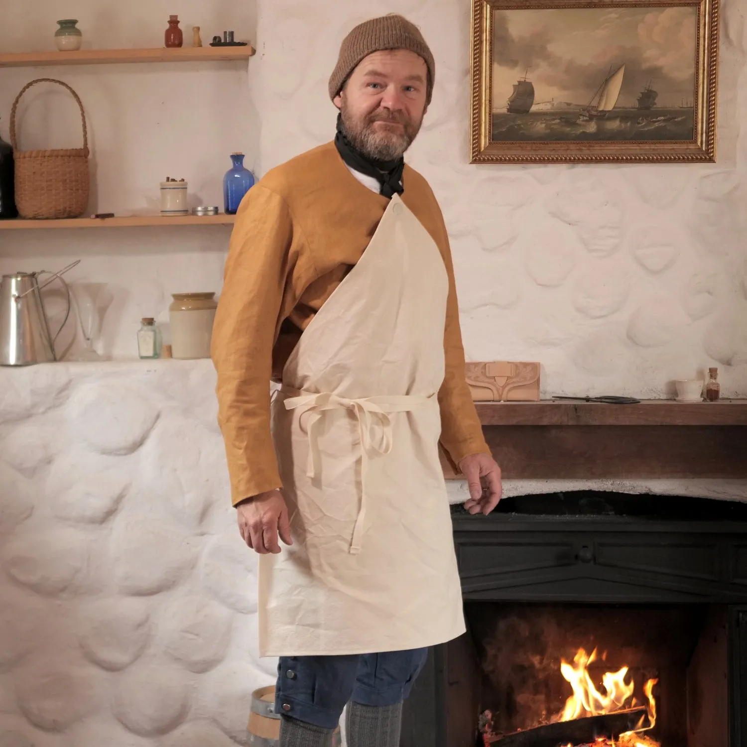 Tradesman's Apron in Cotton Canvas