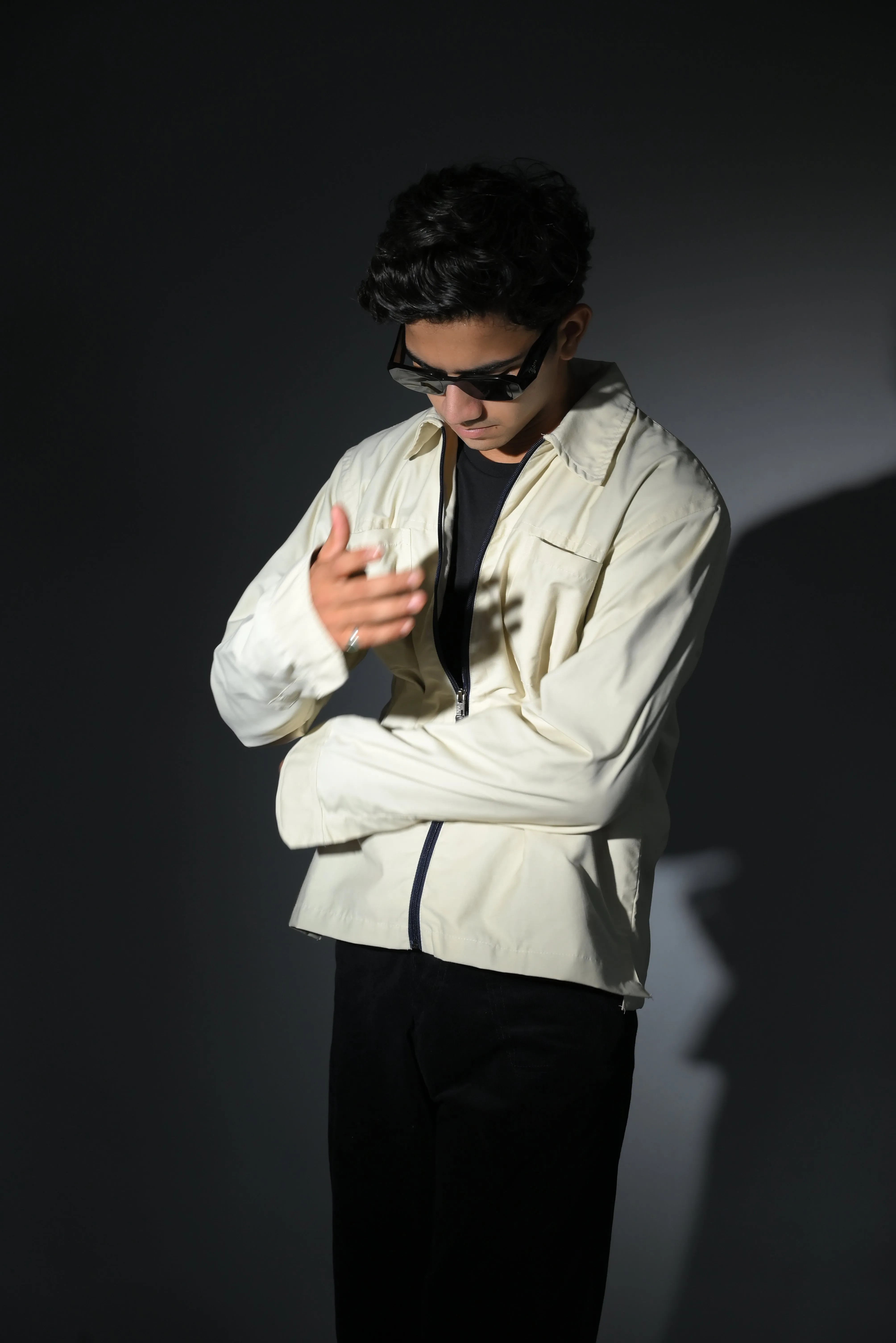 Unisex Solid Jacket -  (Beige)