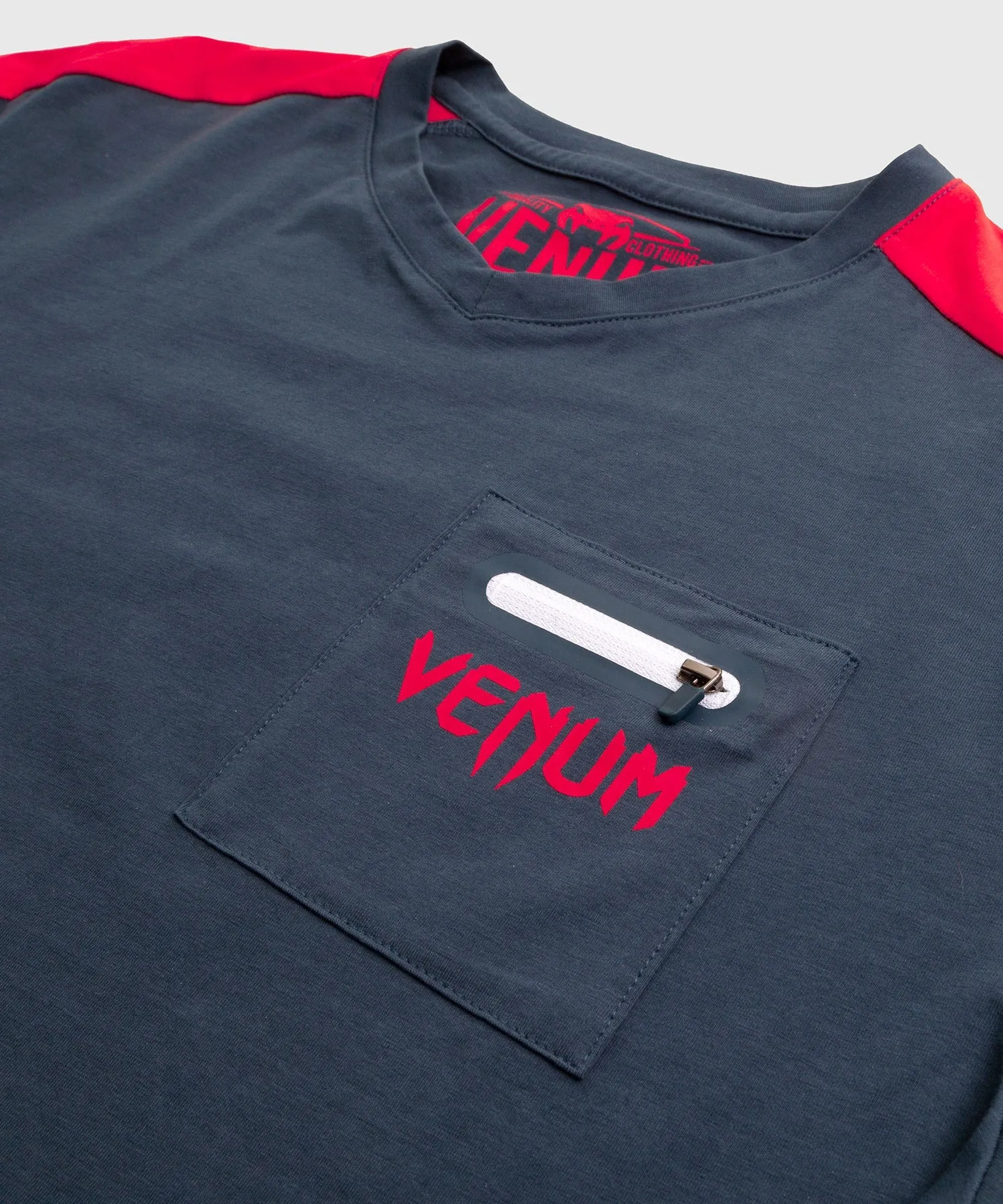 Venum Cargo T-shirt - Dark blue/Raspberry-White