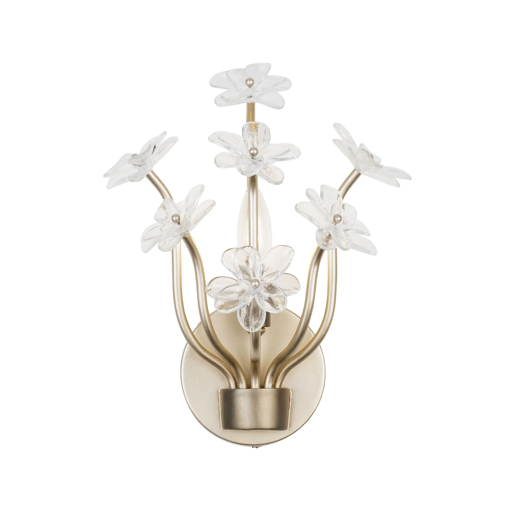 Wildflower 378W01GDAR 1-Light Wall Sconce - Gold Dust/Artifact