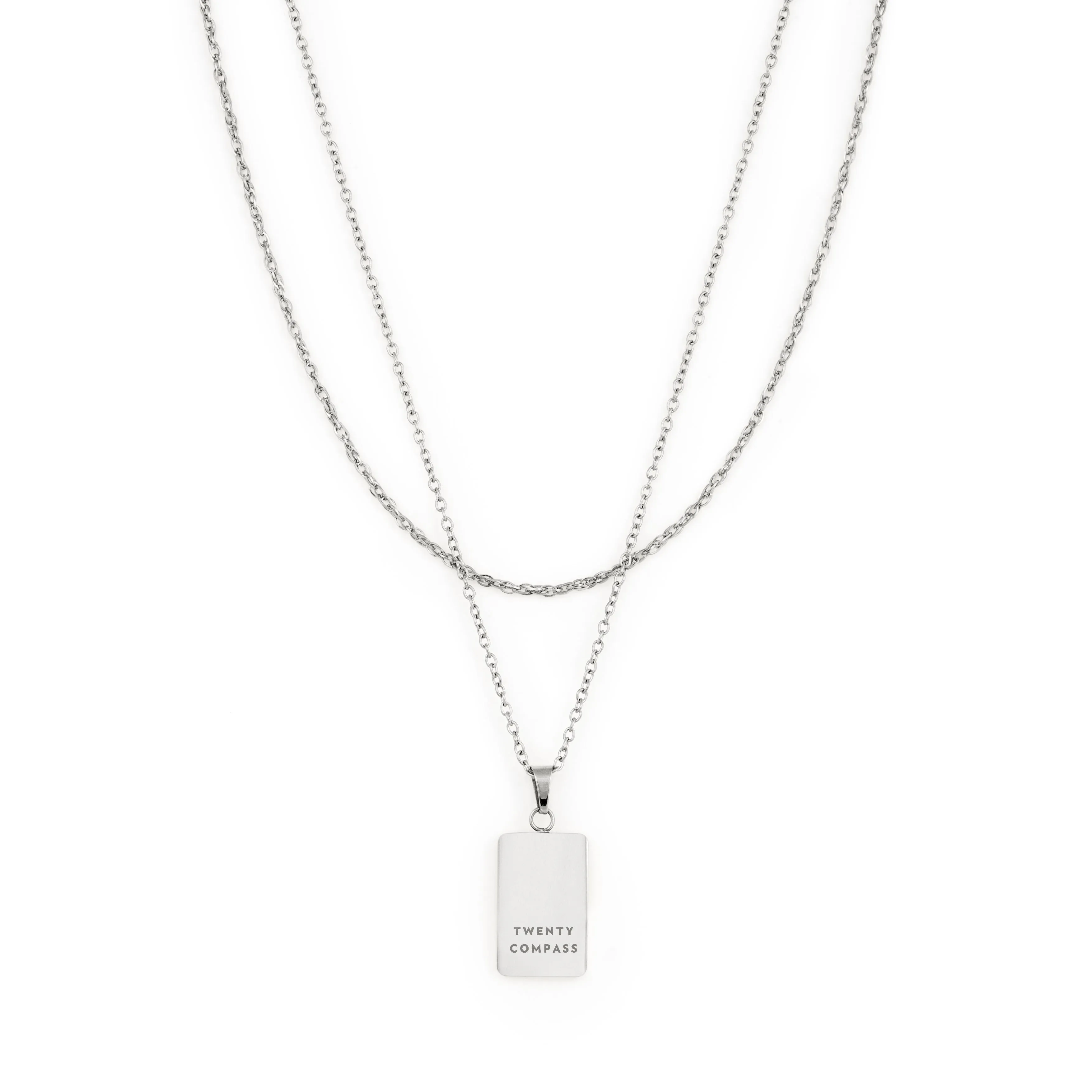 Work of Art Necklace - Silver