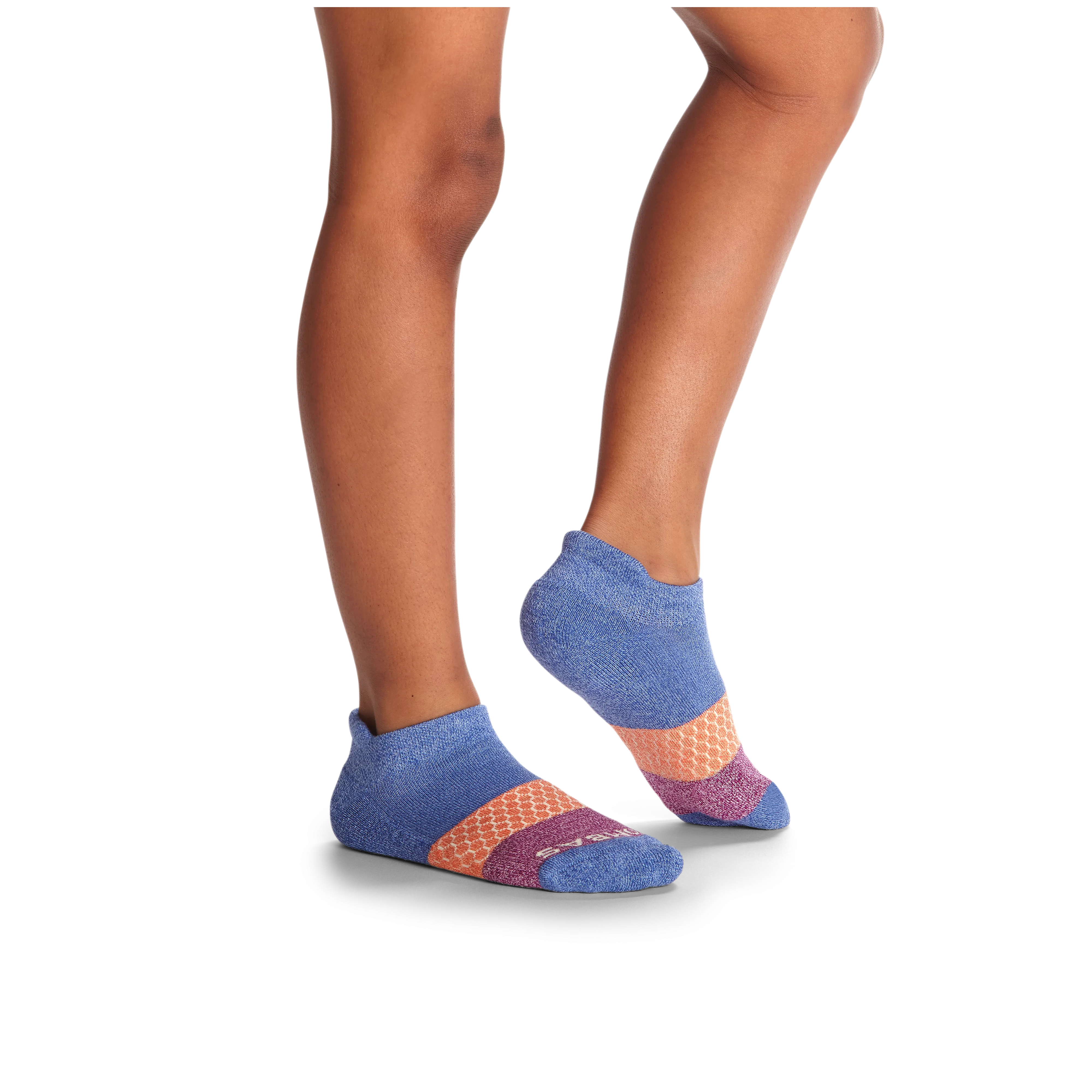 Youth Tri-Block Ankle Sock 6-Pack