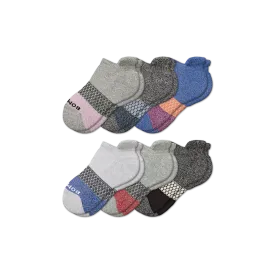 Youth Tri-Block Ankle Sock 6-Pack